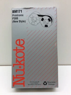 Nu-kote Model BM171 Black Nylon Printer Ribbon - Image 1 of 3
