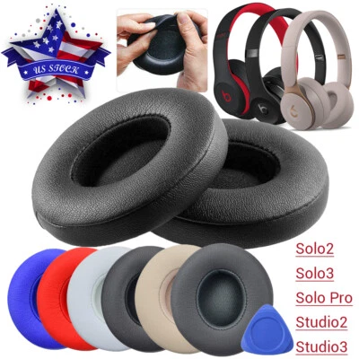 Ear Pad Cushions For Beats Dre Solo2 Solo3 Solo Pro Studio2/ 3 On-Ear Wireless