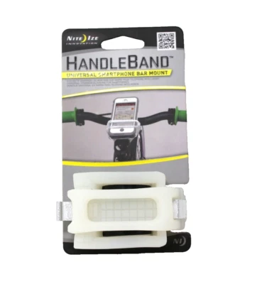 Night Ize Handleband Black Universal Smartphone Handlebar Mount White NEW - Image 1 of 4