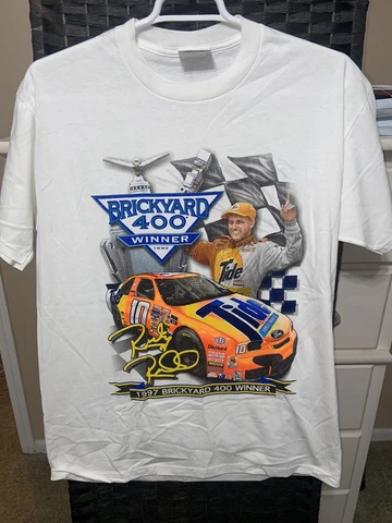 VTG Ricky Rudd TIDE Racing Team NASCAR T-Shirt Large 1997 Brickyard  Graphic Tee Cover