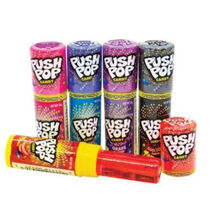 Caramelo Push Pop 15g x 6 Sabores Surtidos Halloween Truco Golosinas Fiesta Favores - Imagen 1 de 5