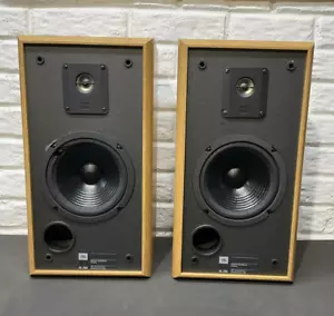 Coppia diffusori JBL 2600 tweeter titanio venatura legno chiaro pavimento o ripiano DIFETTI - Foto 1 di 23