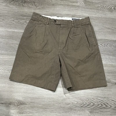 Pantalones Cortos Chinos Daniel Cremieux Para Hombres Talla 32 Algodón Plisado Entrepierna Frontal 8 pulgadas Informales Foto 1 de 4