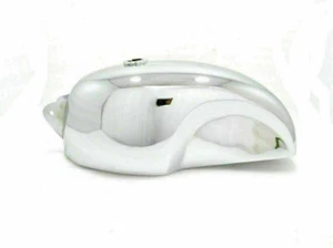 ROYAL ENFIELD 350 500CC CAFE RACER CHROMED GAS FUEL PETROL TANK - Picture 1 of 4