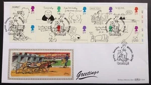 Conjunto de estampillas de felicitación GB Benham 1996 en portada del primer día, Purton Swindon envío y devolución - Imagen 1 de 2