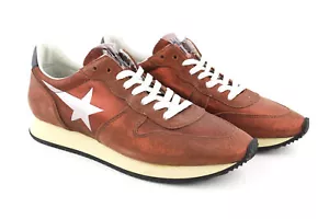 GOLDEN GOOSE Haus scarpe da ginnastica uomo EU39 sneakers basse con lacci marroni tempo libero - Foto 1 di 14