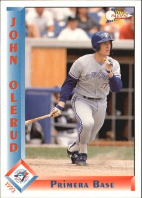 1993 Pacific Spanish #327 John Olerud - NM-MT - Image 1 of 2
