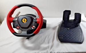 ThrustMaster Ferrari 458 Spider Racing Wheel/Pedals for Xbox, Windows - Picture 1 of 4