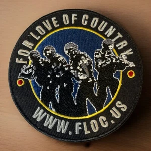 For Love of Country FLOC Patch 4" Military Pride Collectible Surplus USA - Picture 1 of 4