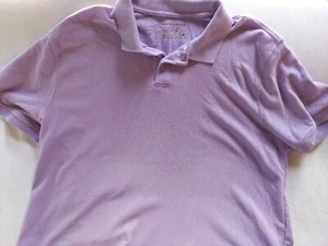 Mens 2X Lavender Polo By Saddlebred. Short Sleeve. - Picture 1 of 6