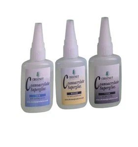 Pegamento de segundos Chestnut Superglues grueso 20 g 100 gramos = 34,00 € - Imagen 1 de 1