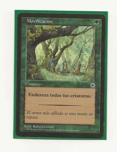 MOBILIZE MTG Portal 1997 Spanish LP / EX Magic - Imagen 1 de 1