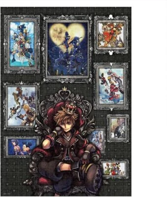 Tenyo 1000pcs Jigsaw Puzzle Disney Remembrance Kingdom Hearts 51x73.5cm - Image 1 of 4