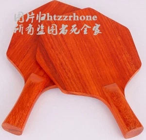 Pair Professional Rosewood Hexagon Table Tennis Ping Pong Racket Paddle Bat - Picture 1 of 3