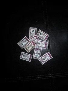 Vintage Antique USPS Postage Stamp Collection 9pc Lot Hinged and Never Hinged - Picture 1 of 3