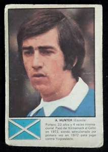 Soccer Card 1974 FIFA World Cup Ally Hunter Scotland Team Rare Vtg Argentina Edt