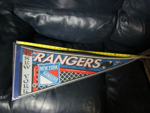 VINTAGE NEW YORK RANGERS PENNANT by WINCRAFT NHL Cover
