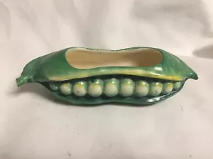 Figural Vegetable Pea Pod Condiment Dish ~ Japan ~PO53 - Imagen 1 de 7