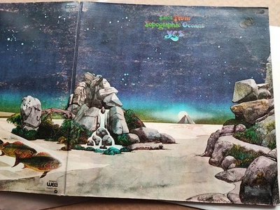 YES - Tales From Topographic Oceans - 2LP - 1st Press French  1973  / EX - Photo 1/3