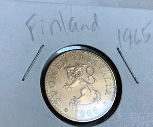 1965 Finland 20 pennia coin - KM 47 - Uncirculated!! - Picture 1 of 4