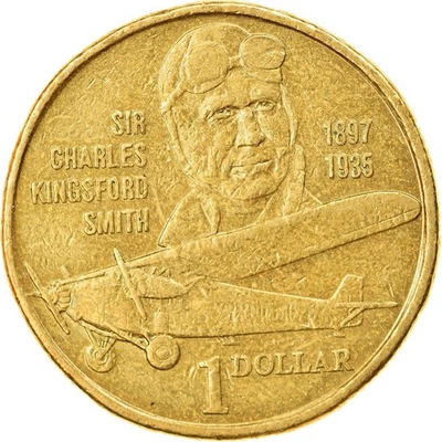 Australia | 1 Dollar Coin | Charles Kingsford Smith | Km:327 | 1997 - Image 1 of 4