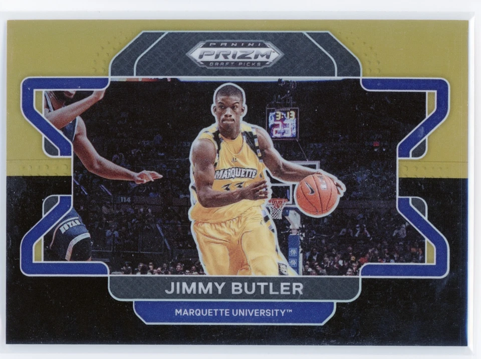 Panini Prizm Draft 2022 Jimmy Butler oro negro/5 #25 marquette Foto 1 de 2