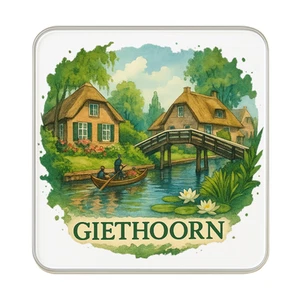 Giethoorn, Países Bajos Imán de Nevera | Recuerdo de Viaje Regalo Coleccionable - Imagen 1 de 5
