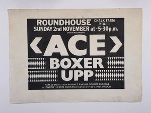 Ace Flyer Boxer Upp original Roundhouse Theatre 2nd November Circa 1970s - Picture 1 of 12