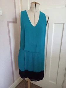 Label Lab Size 10 Chiffon Ombre Dress Wedding Occasion Lined Evening Flapper - Picture 1 of 10