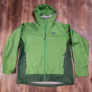 Patagonia Mens XL Rain Shadow Jacket H2NO Green Hooded Full Zip 84474 - Picture 1 of 11