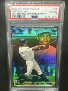 Vetrina Flair 1998 Jose Guillen Legacy Collection /100 fila 2 Legacy #56 PSA 8 - Foto 1 di 2