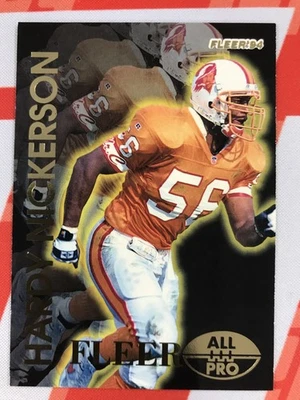 1994 Fleer #8 Hardy Nickerson Fleer All-Pros Tampa Bay Buccaneers - Image 1 of 2