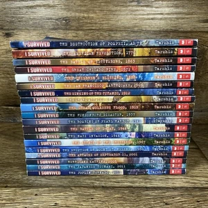 Lot of 19 I SURVIVED Paperback Books Series Lauren Tarshis - Picture 1 of 14