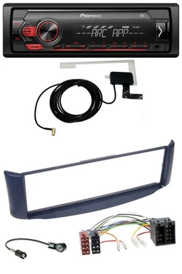 Pioneer 1DIN USB DAB MP3 AUX Autoradio für Smart ForTwo 450 blau ohne Metallscha - Bild 1 von 4