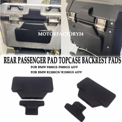 For BMW F800GS /F800GS ADV Black Rear Passenge Pad Topcase Backrest Pads Covers - Imagem 1 de 4