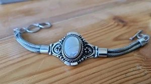 Vintage Suarti 925 Silver & MOP Bracelet. - Picture 1 of 16