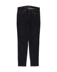 MICHAEL KORS Womens Izzy Skinny Jeans US 10 Large W32 L29 Navy Blue Cotton ZS10 - Picture 1 of 4