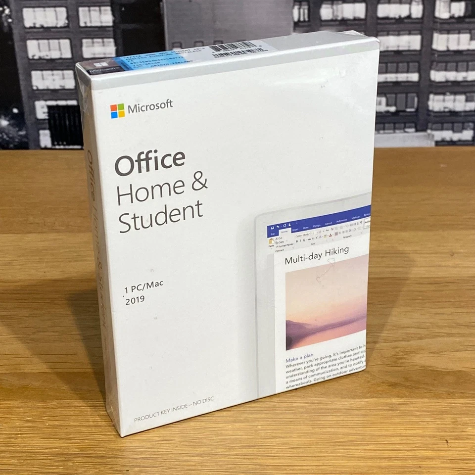 Microsoft Office 2019 Home Student PC or MAC Word Excel Powerpoint Windows 10 11 - Image 1 of 4