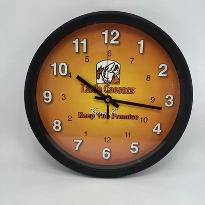Little Caesars Reloj Parlante “Pizza Pizza” Raro Promocional 11” Reloj de Pared Nuevo Foto 1 de 4