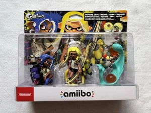 amiibo Splatoon Triple Inkling set Yellow Octoling Blue Kojake Nintendo Japan - Picture 1 of 4