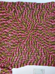 New Plush Chenille Soft chunk Baby Cradle Receiving Blanket Handmade crocheted - Picture 1 of 5