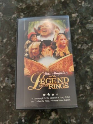Max Magician and the Legend of the Rings (VHS, 2002) rental clam shell case - Imagem 1 de 4