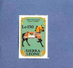 SIERRA LLEONELE-150 MNH CABALLO BLINDADO CHARLES CARMEL - Imagen 1 de 1