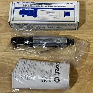 Blue Point Mini Air Ratchet Wrench 1/4" Drive Pneumatic AT202 NOS - Picture 1 of 21
