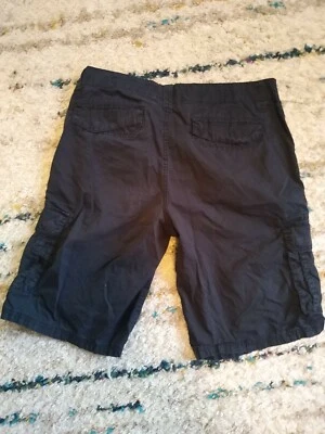 Pantalones Cortos Carga Company Eighty One Para Hombre Talla 30 Negros Ligeros Exterior Foto 1 de 4