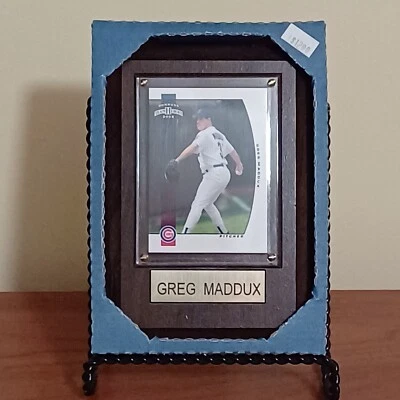 Бейсбольная карточка Грега Мэддукса 5x7 табличка Chicago Cubs MLB - Изображение 1 из 3