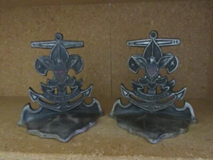 sujetalibros de metal Sea Scout años 1930-40 TH1 - Imagen 1 de 2