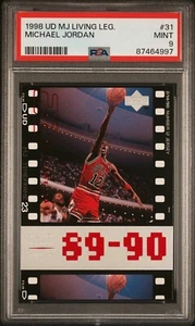 1998 Upper Deck UD Living Legend #31 Michael Jordan PSA 9 Wearing #12  HOF GOAT - Picture 1 of 3
