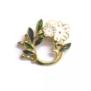 CHERRY BLOSSOM BROOCH Costume Jewellery Glasses Holder Christmas Party Gift - Picture 1 of 3