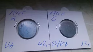 10 Reichspfennig si sceglie 1940-1945 anche rarità - da 5 aste senza spese di spedizione - Foto 1 di 1